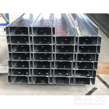 镀锌c型钢冲孔c型钢不锈钢c型钢南通翔展生产厂家定制加工